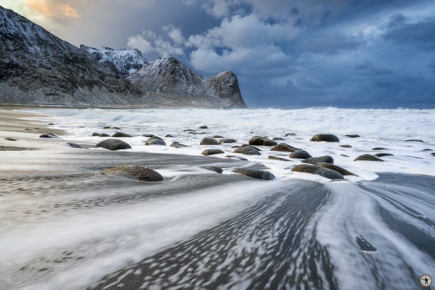 Lofoten Landscape Unstad Beach, Norwegen, beste Fotoreise, Polarlichter, Masterclass