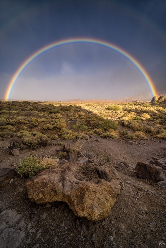 Teide Regenbogen, Teneriffa