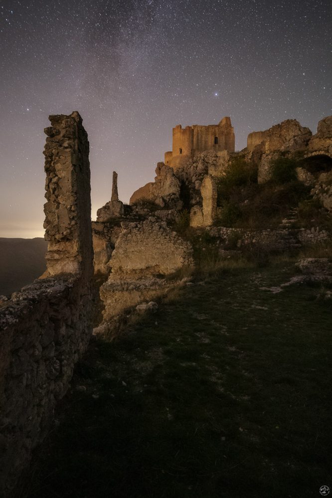 Castello at Night Rocca Calascio
